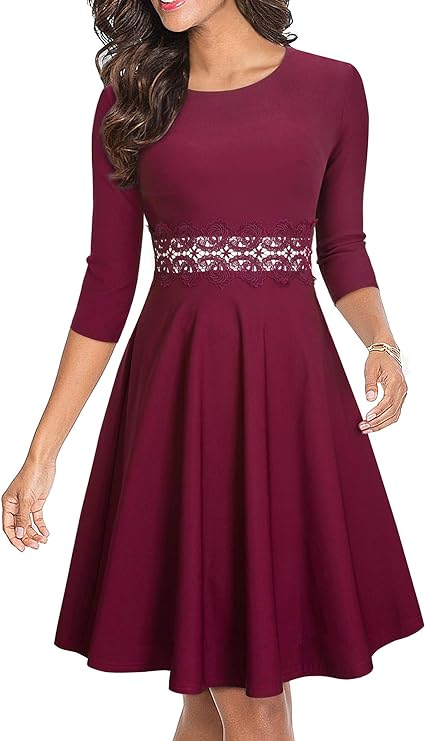 3/4 sleeve special occasion dresses 