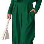 green suit women