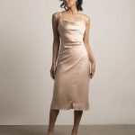 satin slip dress