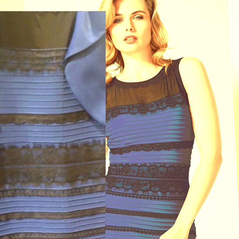 	
black and blue dress illusion