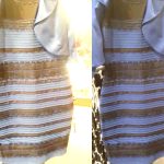 black and blue dress illusion