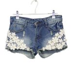 denim shorts