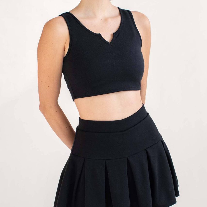 black skirt set