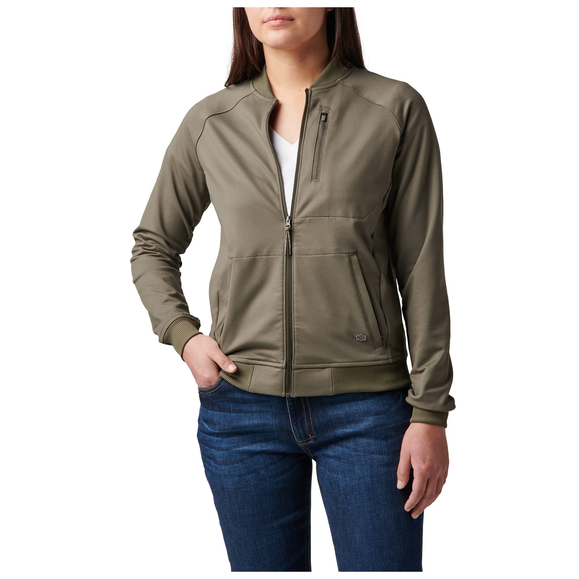 	
green bomber jacket women's