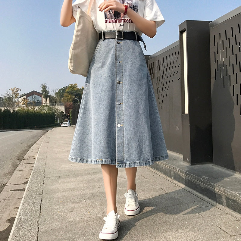  denim skirt