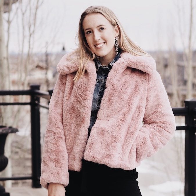  faux fur coat