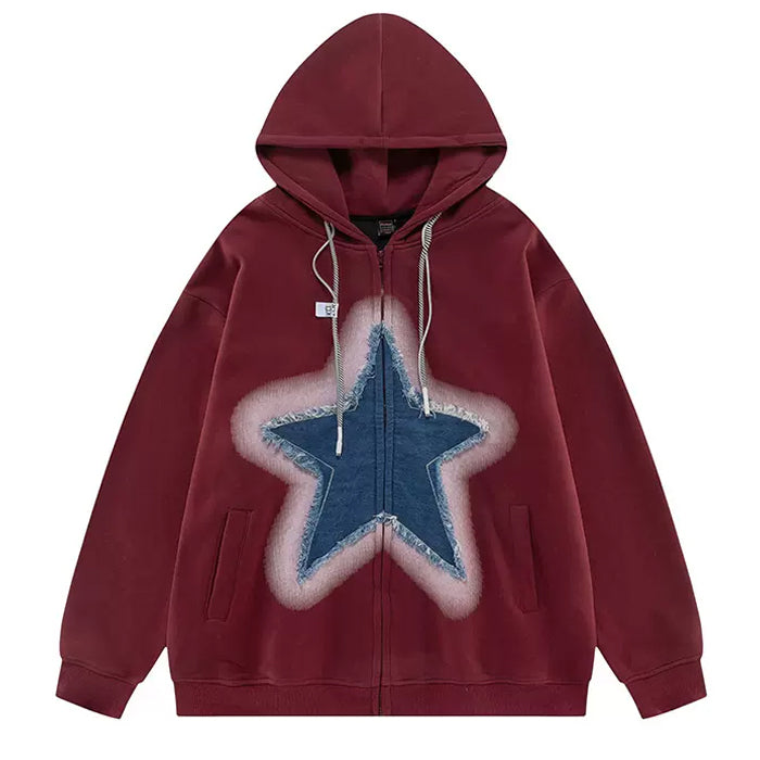 star hoodie y2k