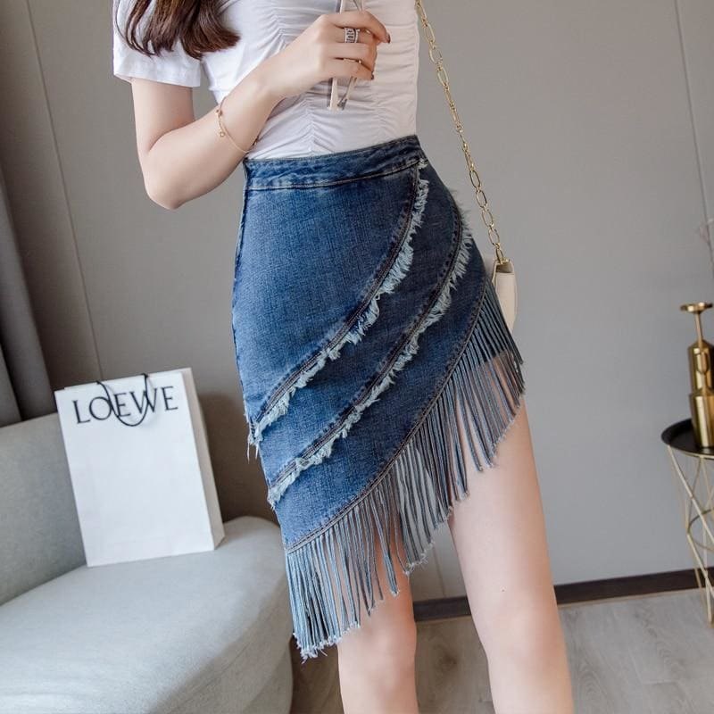 jeans skirt for women