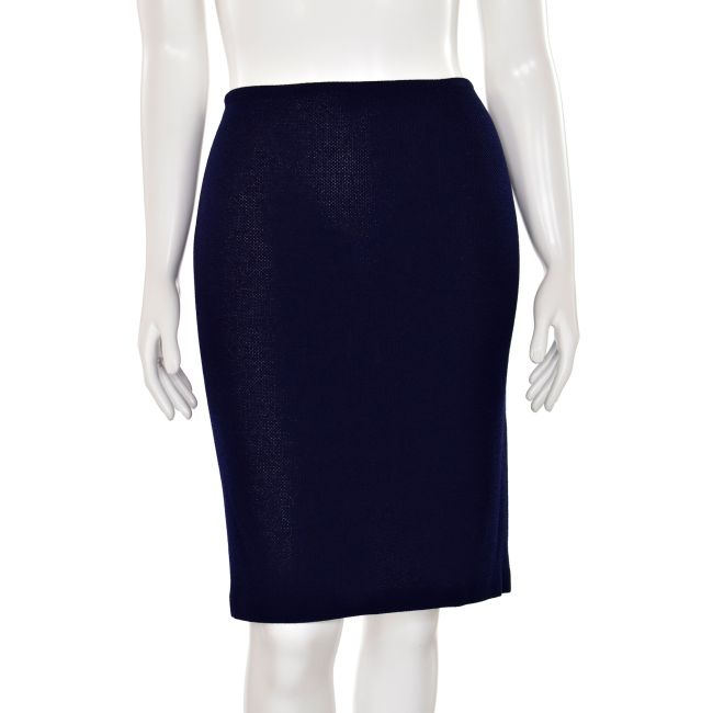 navy blue pencil skirt