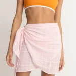 wrap mini skirt