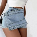 denim jean skirt