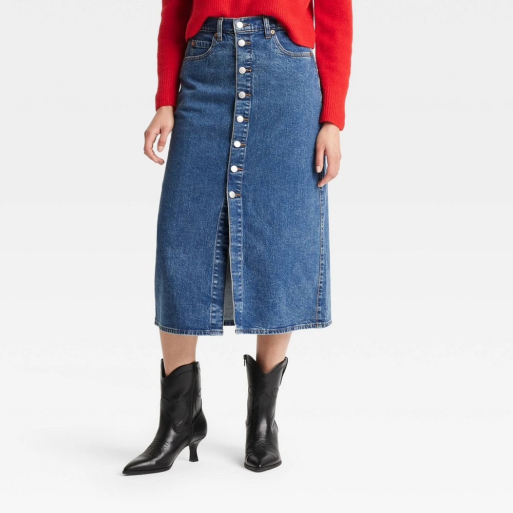 target denim skirt